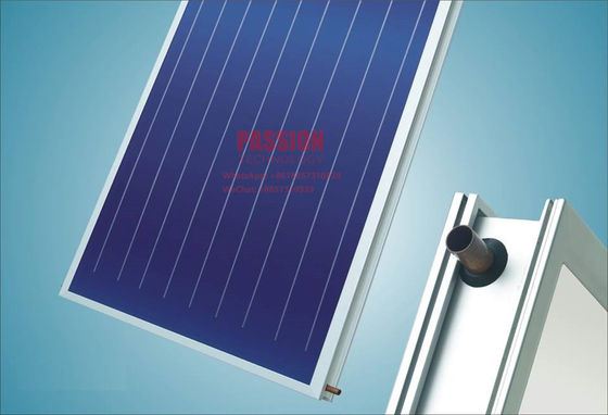 Blauw Titanium Vlak Comité de Vlakke plaat Zonnewater Heater Hotel Solar Heating System van het Zonnecollector Ultrasone Lassen