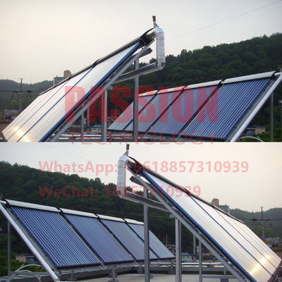 300L warmtepijp zonnecollector vacuümbuis zonnewaterverwarmer koperenpijp
