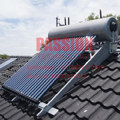 Zilveren Tank250l Zonnewater Heater Rooftop Solar Water Heating Colletor
