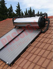 Van het de Verwarmer Blauwe Titanium van het dak de Compacte Zonnewater van de de Deklaagvlakke plaat Zonnecollector