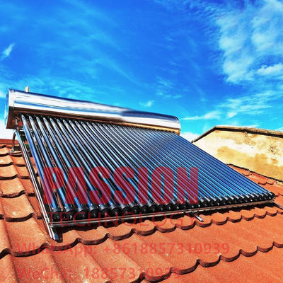 316L roestvrij staal zonne-waterverwarmer 300L onder druk geplaatste warmtepijp zonnecollector